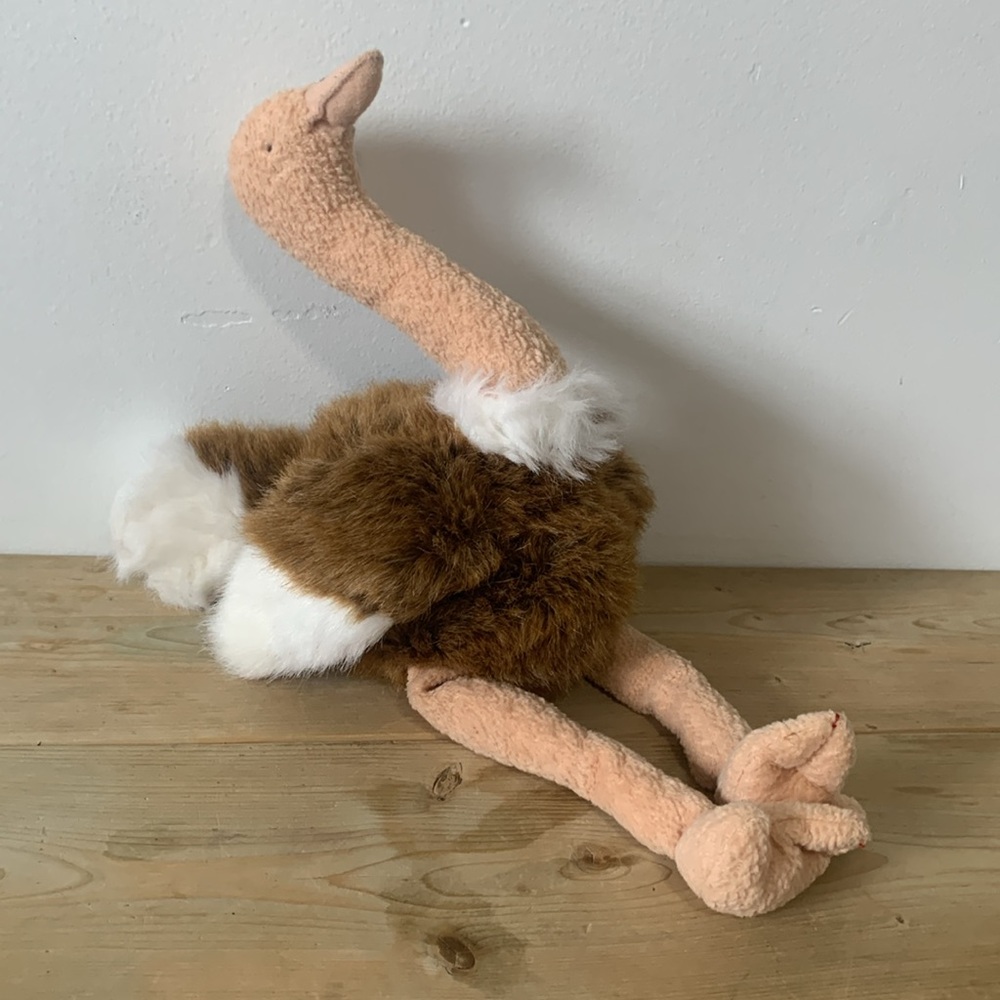 TY ostrich beanie collection plush
